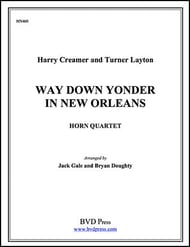 Way Down Yonder in New Orleans French Horn Quartet P.O.D. cover